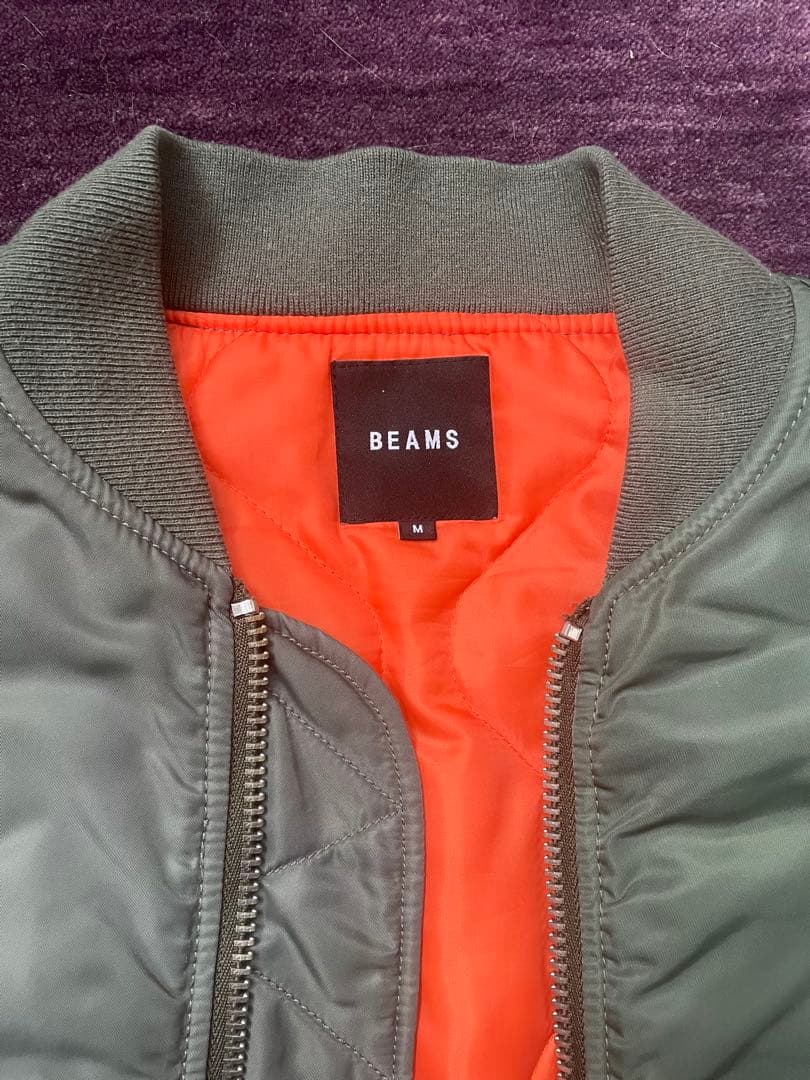 TALONジッパー BEAMS ビームス クレイジーMA-1 ダブルジップ M