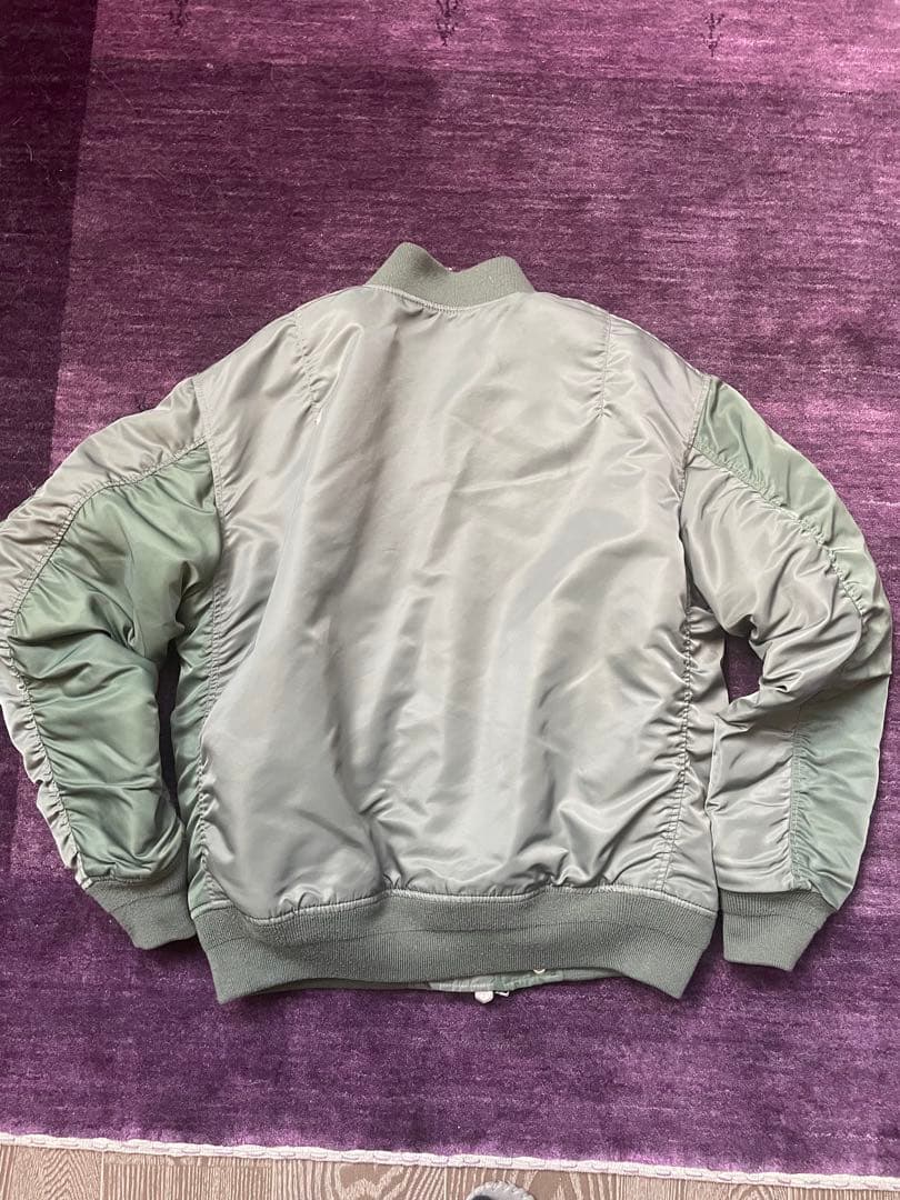 TALONジッパー BEAMS ビームス クレイジーMA-1 ダブルジップ M