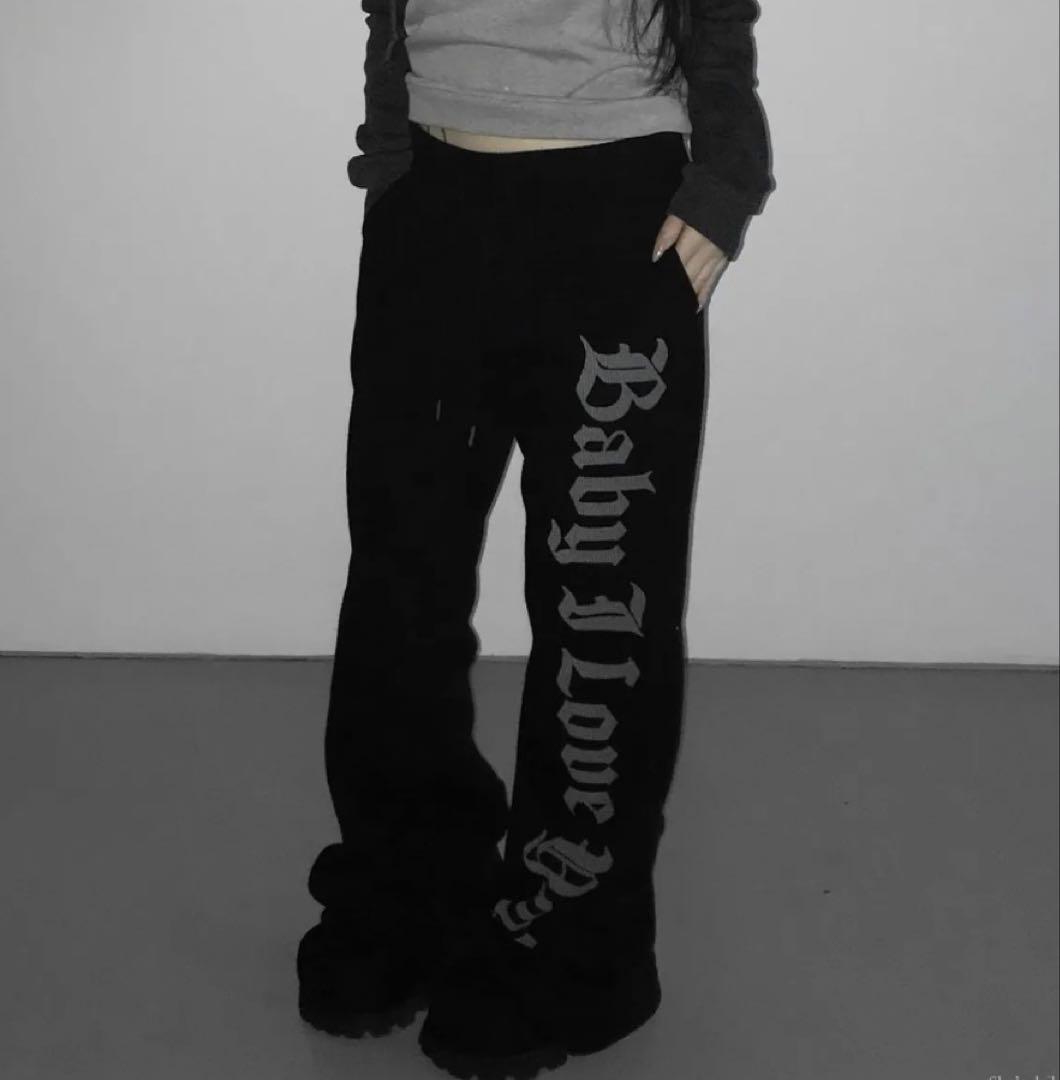 THEAIRTOWN シズニルック 黒 ブラック パンツ ズボン