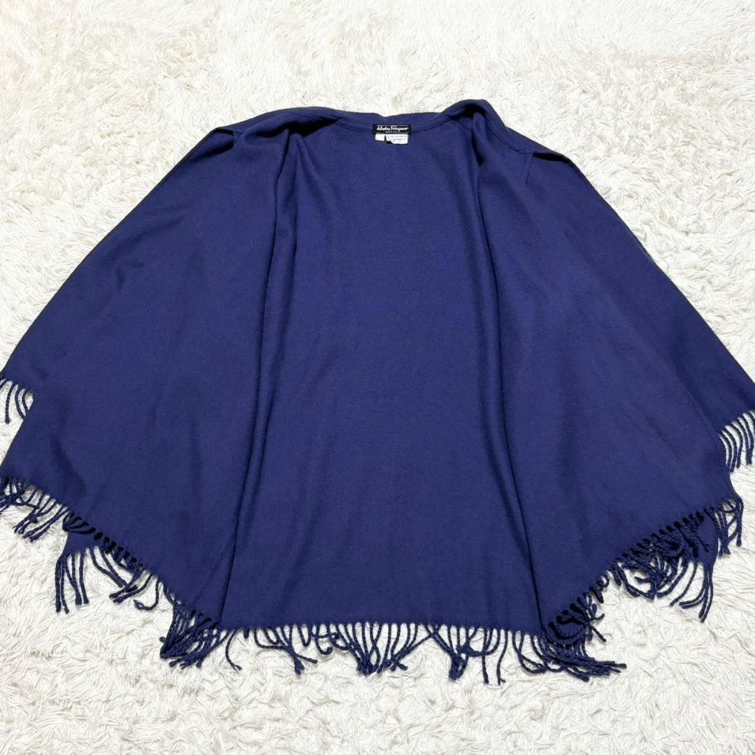 極美品 サルヴァトーレ フェラガモ ポンチョ アルパカ100% イタリア製