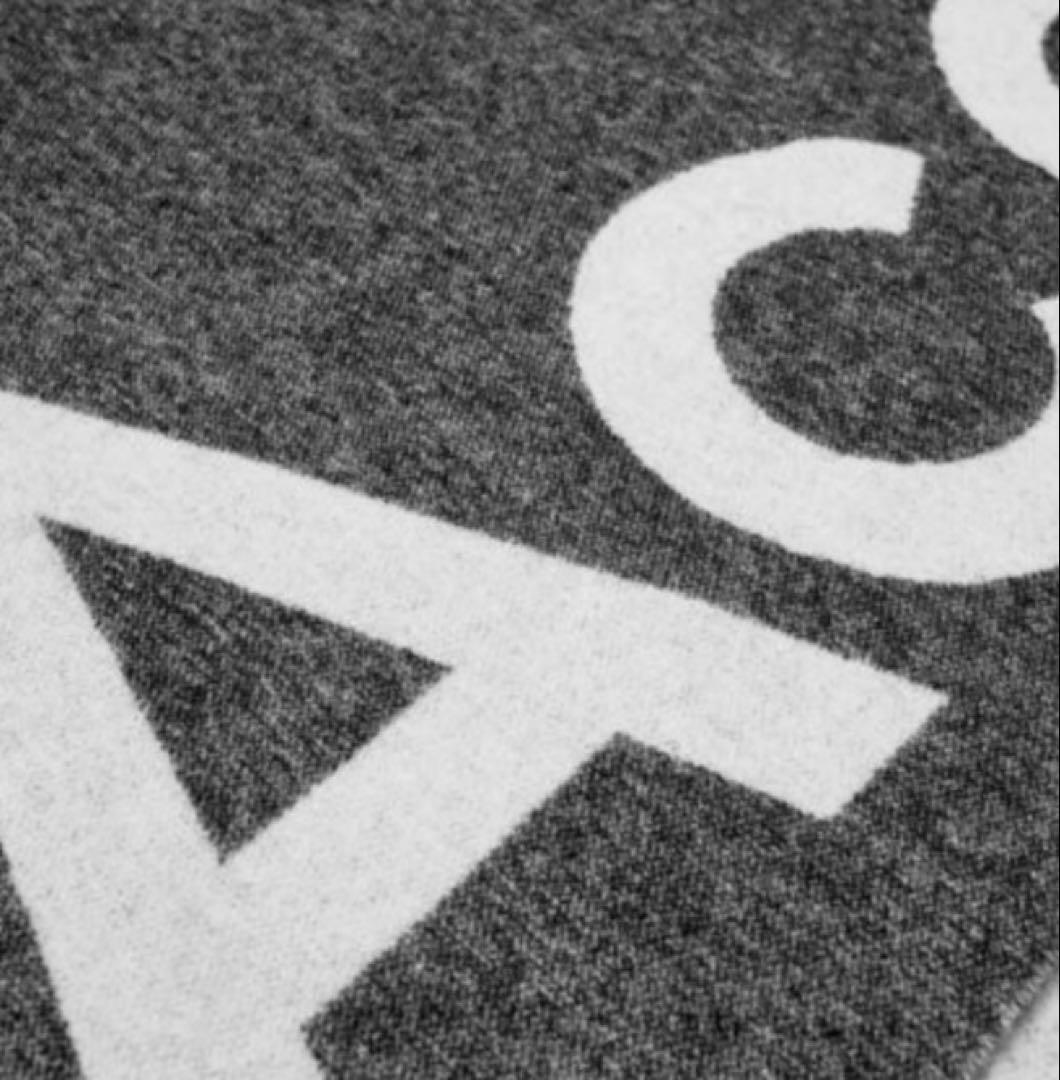 新品 アクネ ストゥディオズ Acne Studios ロゴ マフラー・ストール