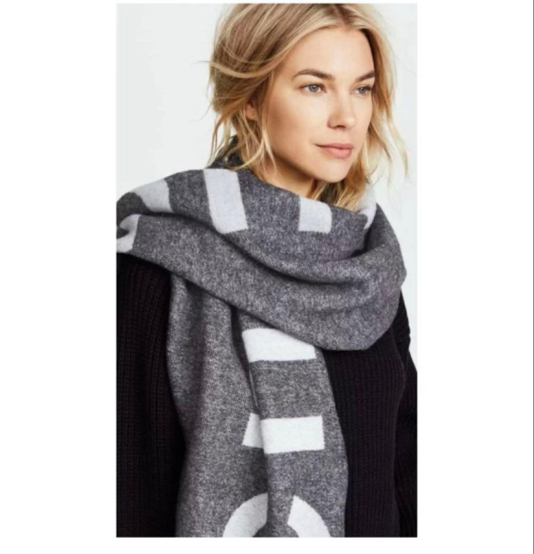 新品 アクネ ストゥディオズ Acne Studios ロゴ マフラー・ストール