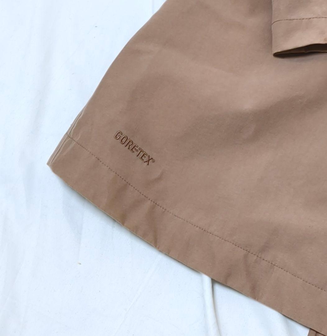 美品✨エーグル×GORE-TEX トレンチコート ベルト付 ロゴ刺繍 ベージュ