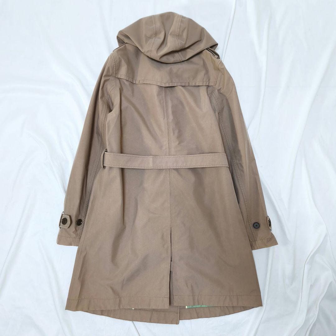 美品✨エーグル×GORE-TEX トレンチコート ベルト付 ロゴ刺繍 ベージュ