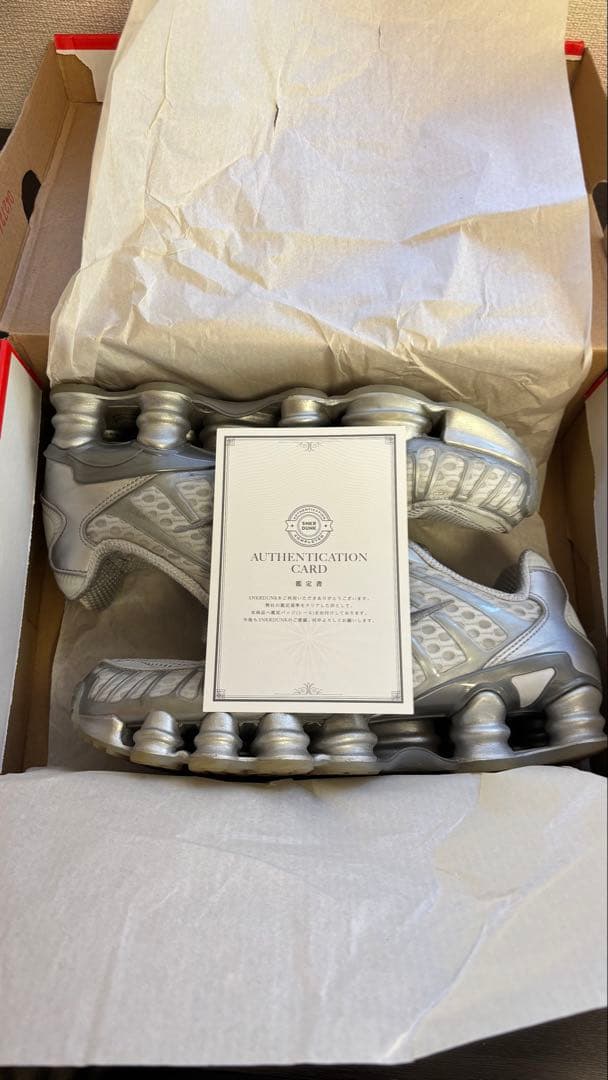 NIKE WMNS SHOX TL シルバー