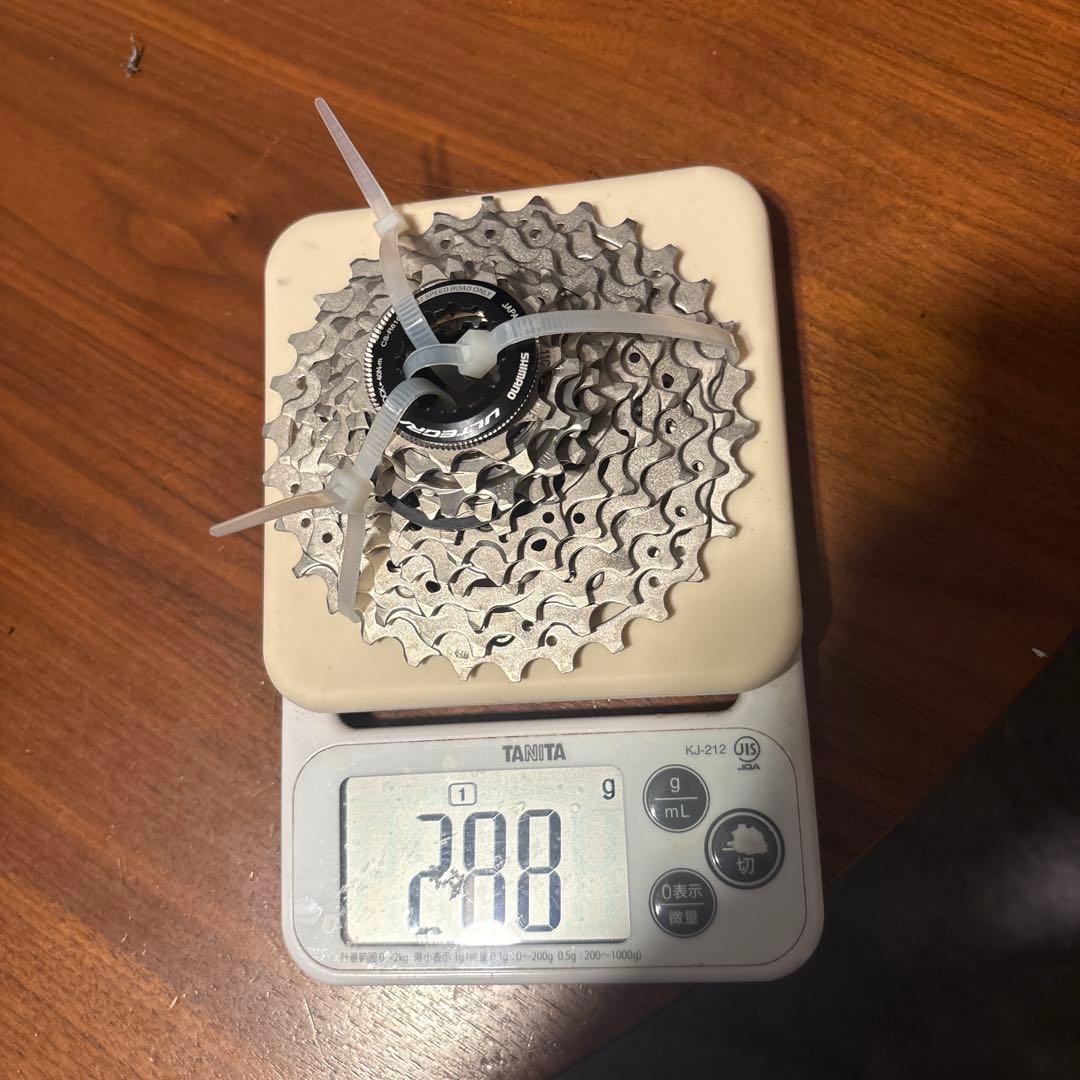 アルテグラスプロケットCS-R8100 11-30T 12s 完成車外し