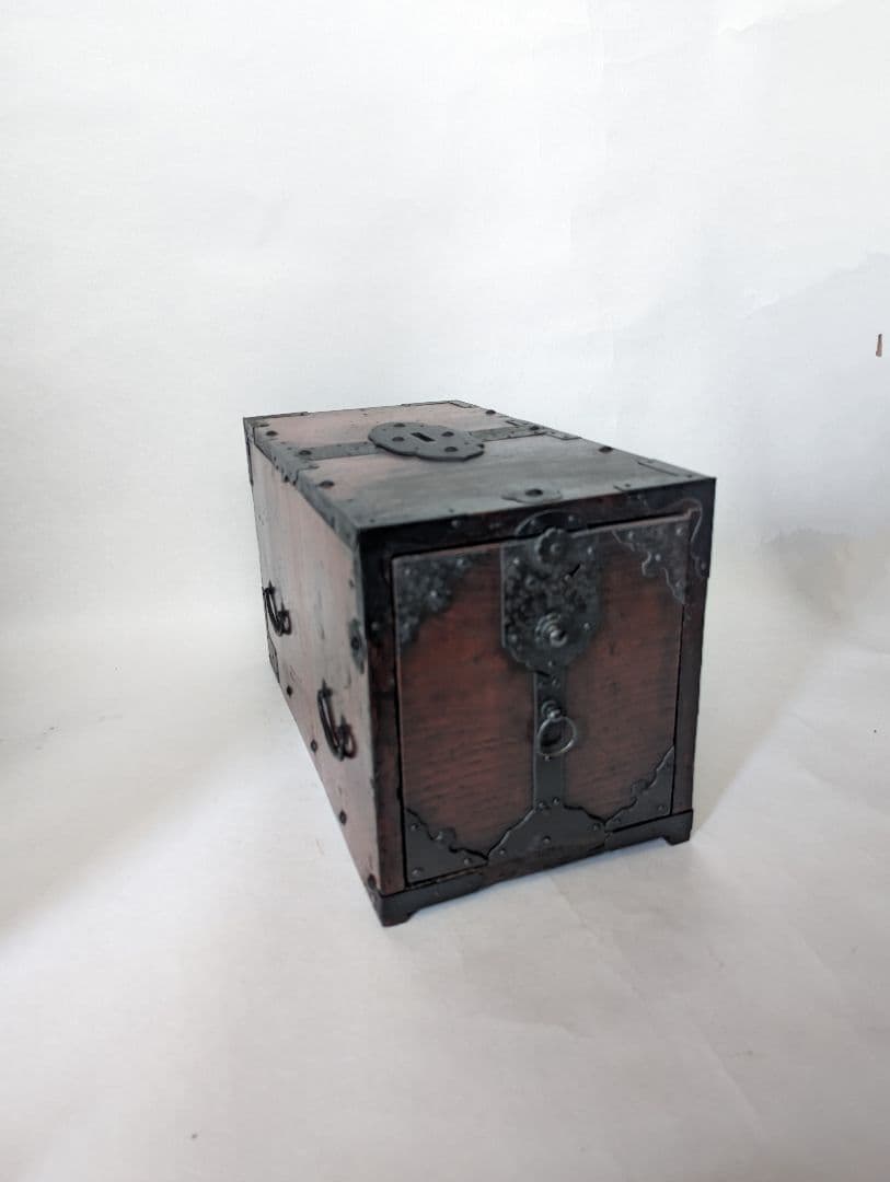 銭箱 古道具 アンティーク 小物入れ 貯金箱 古民具