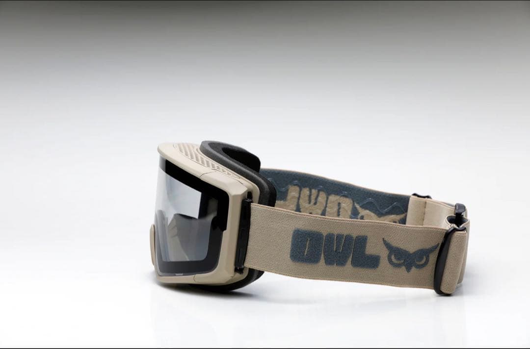 OWL OPTICAL ゴーグル ベージュ ベント跳ね上げ 未使用品