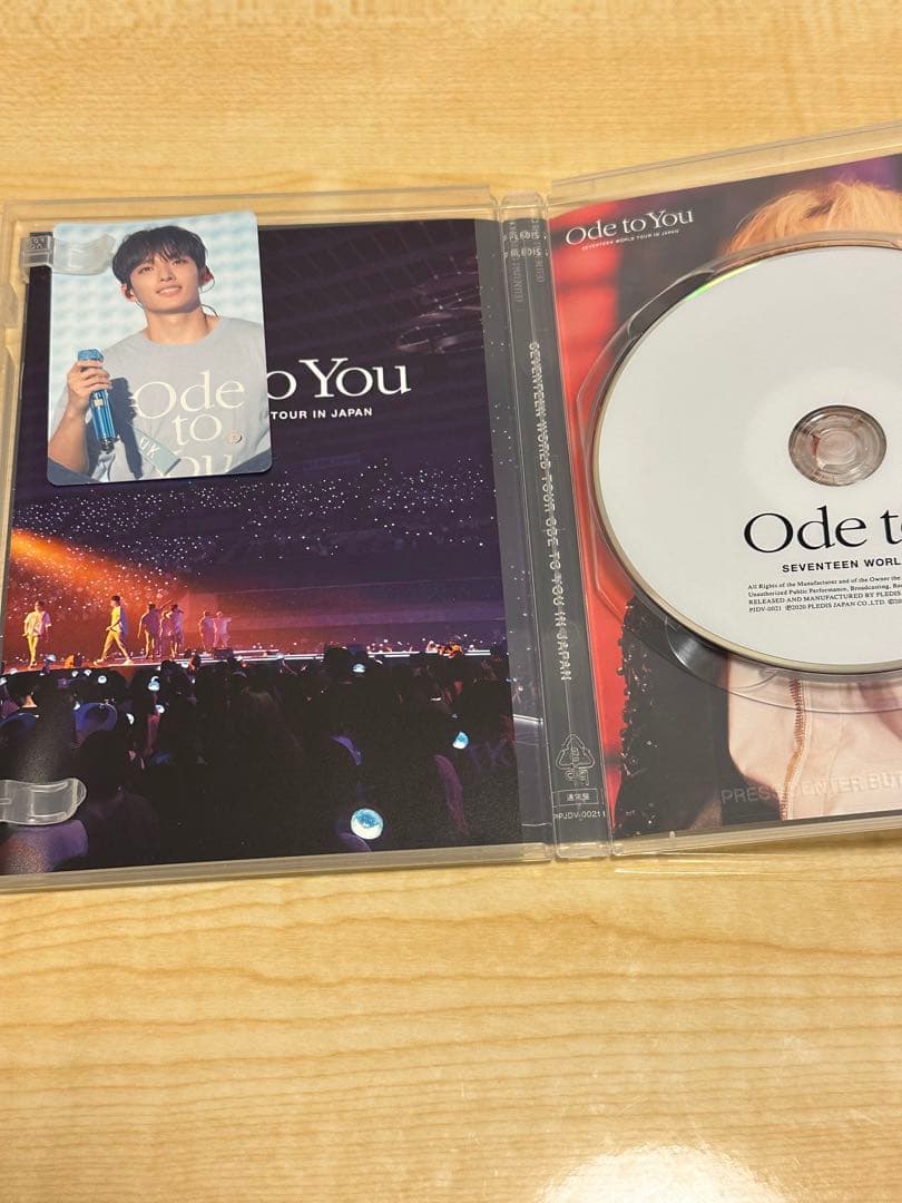 値下げ‼️【SEVENTEEN】トレカ付き！Ode to you DVD