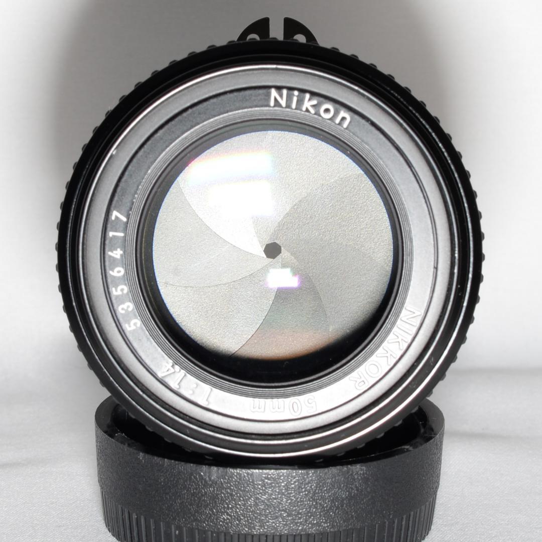 Nikon NIKKOR 50mm f1.4 Ai-s 単焦点レンズ