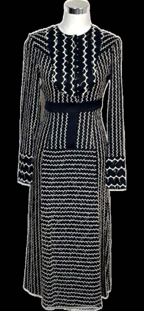 希少　マックスマーラ　上品　ロング　ワンピース　長袖