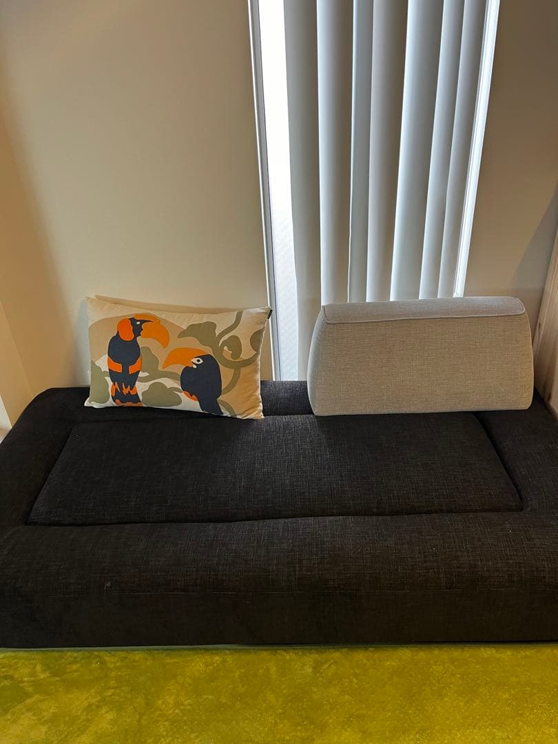 グラード　ソファ　自由自在　モダン　マリメッコのクッションカバー付き