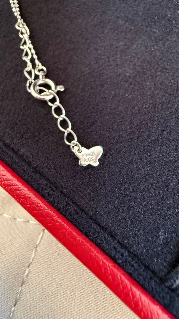 サマンサティアラ　K18ホワイトゴールドダイヤネックレス