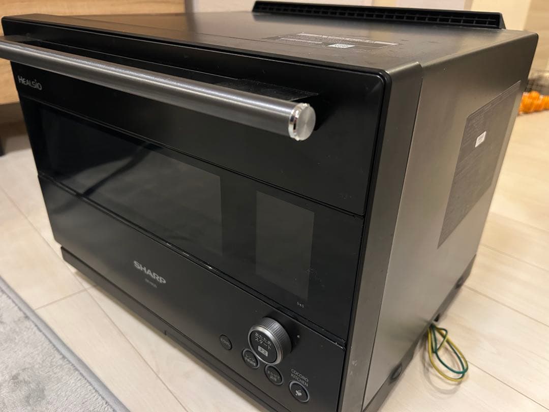 【ジャンク品】SHARP HEALSIO 黒　オーブンレンジ　AX-HA20