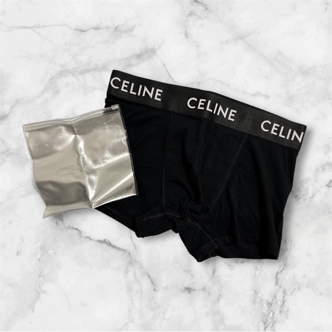 【値下げ中】CELINE ブラック ボクサーパンツ M