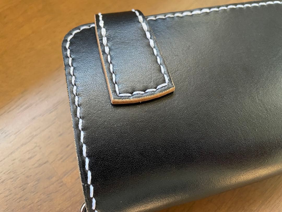 姫路レザー ミドルバイカーズウォレット