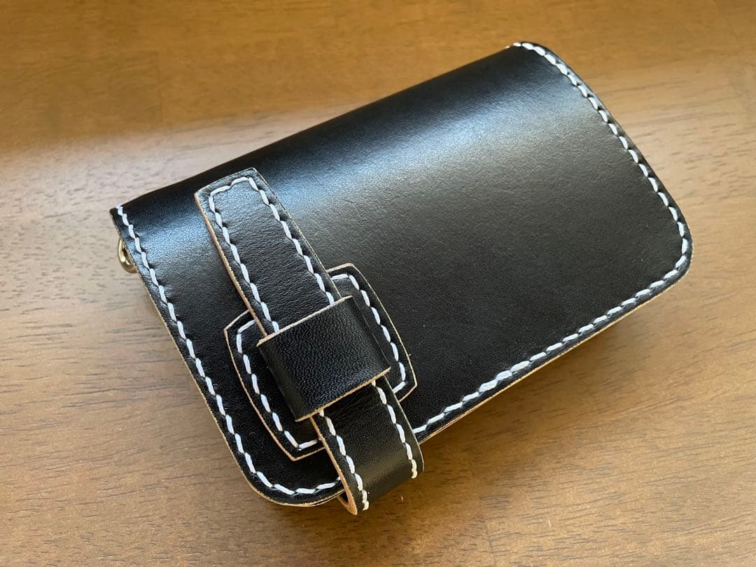 姫路レザー ミドルバイカーズウォレット