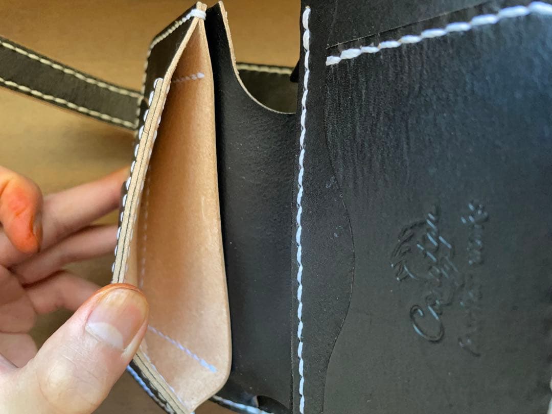 姫路レザー ミドルバイカーズウォレット