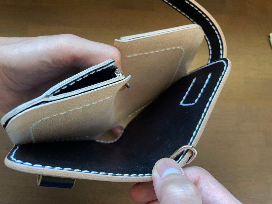 姫路レザー ミドルバイカーズウォレット