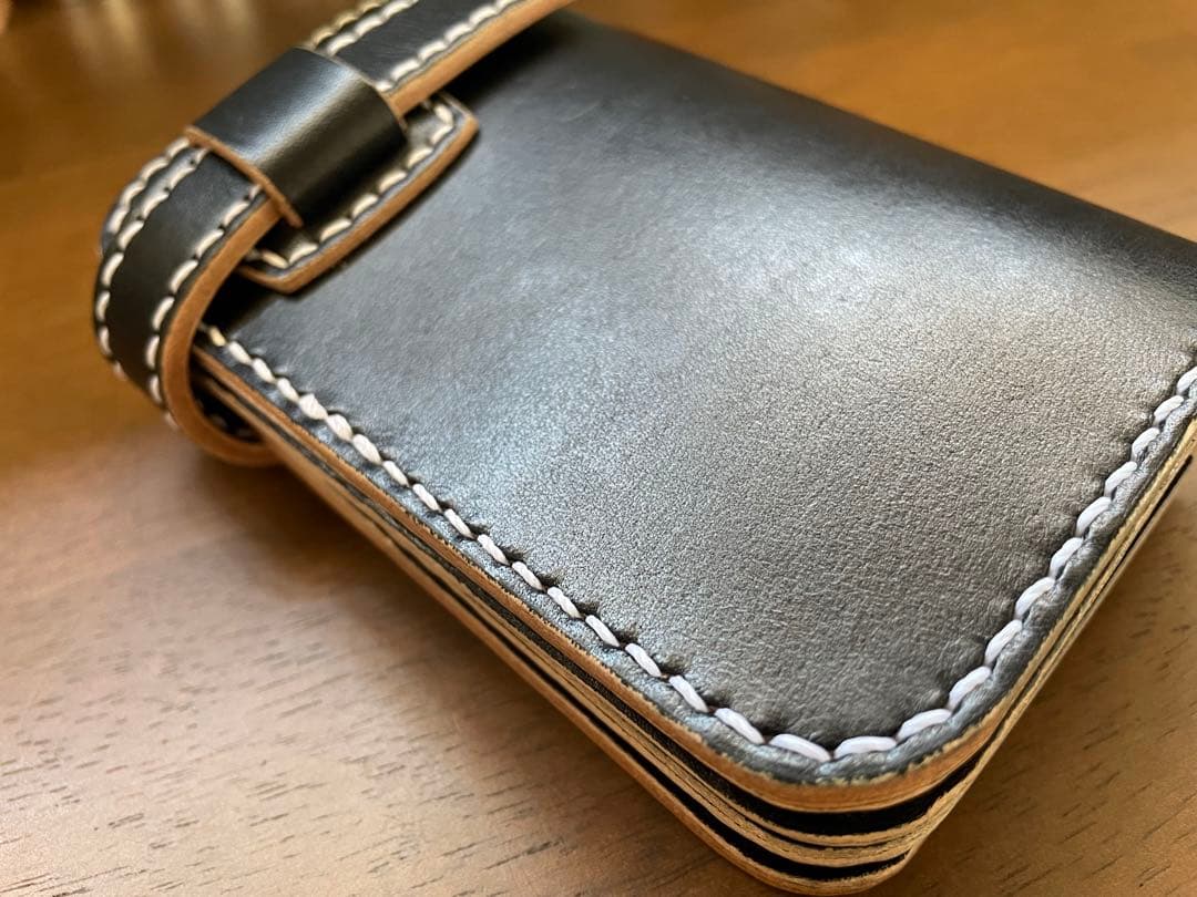 姫路レザー ミドルバイカーズウォレット