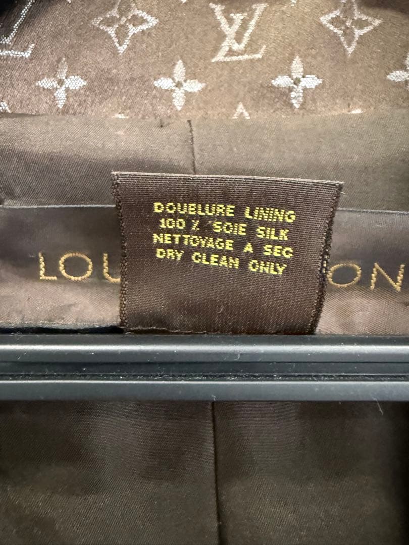 ルイヴィトン　モノグラムLOUIS VUITTON トレンチコート　サイズ36