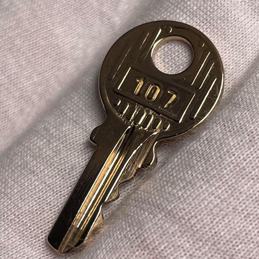 エルメス K18 ピンクゴールドメッキ パドロック カデナ リペア品 107番