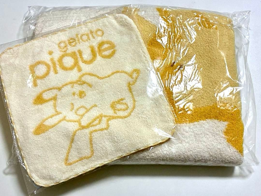 ジェラートピケ　ピカチュウ　ブランケット　タオルセット