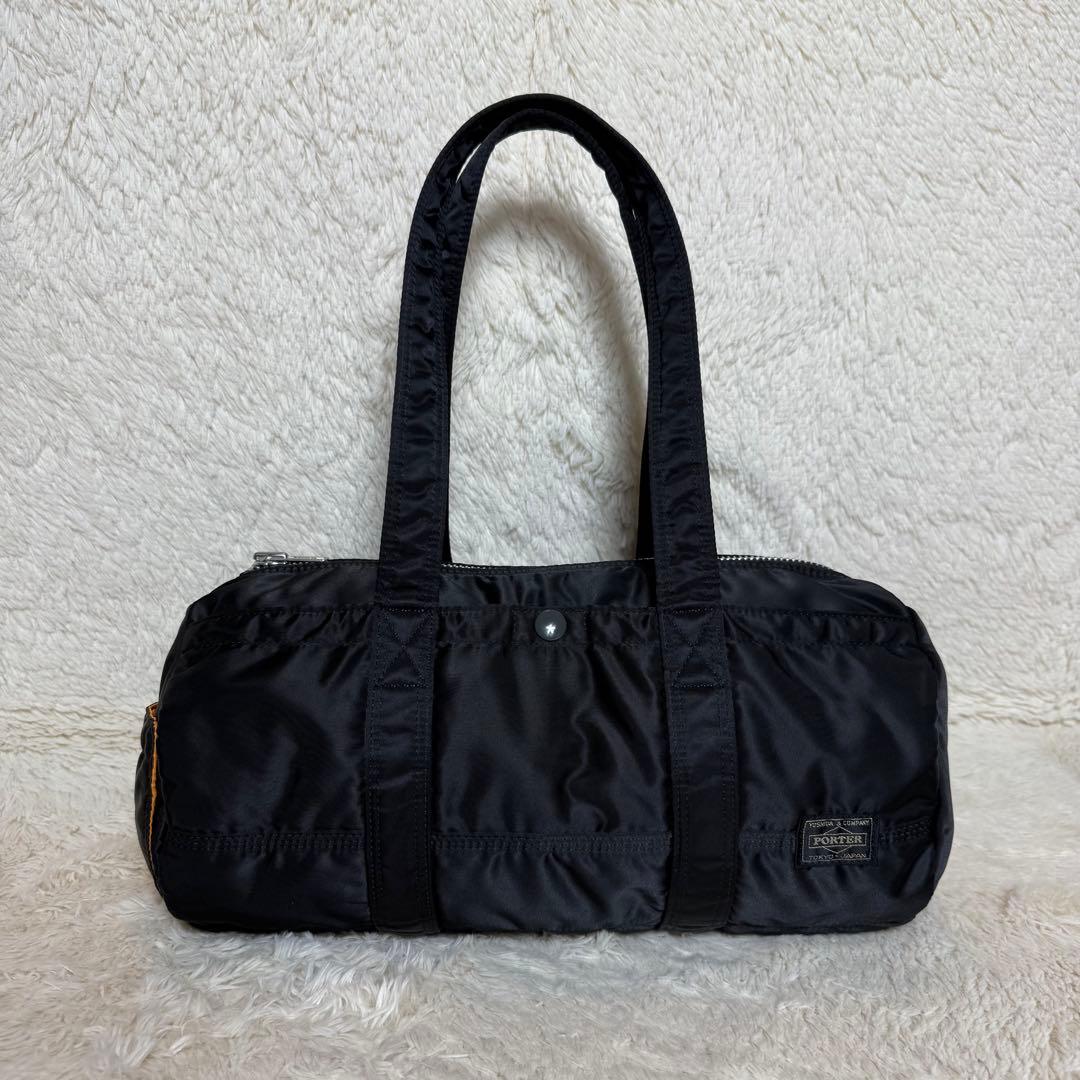 極美品　PORTER　ポーター　タンカー　ミニボストンバッグ　Lサイズ　ブラック