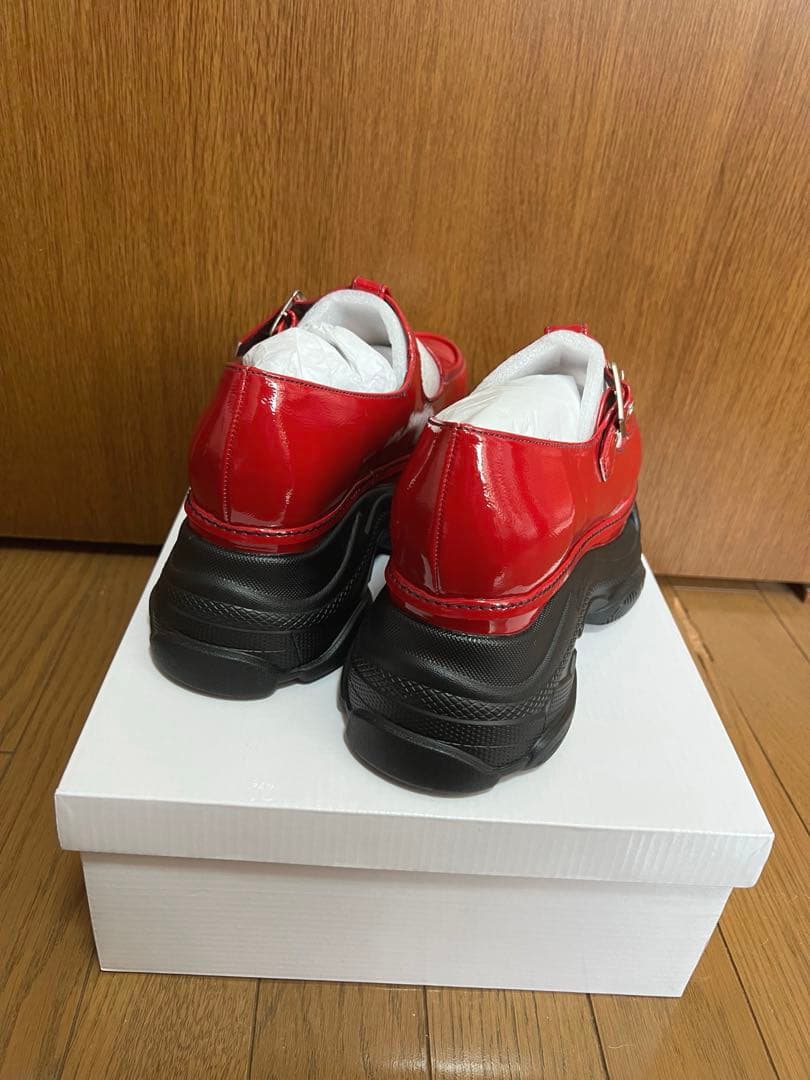 jouetie厚底メリージェーンスニーカーソールレースアップシューズ バレエコア