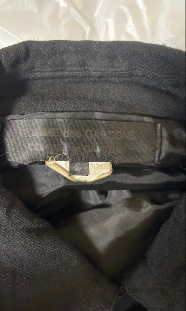 【年始限定】2012 コムデギャルソンロングコートポリ縮絨