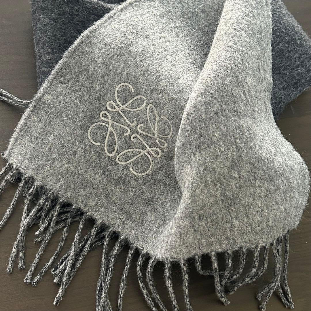 ロエベ　マフラー　ウール＆カシミヤ