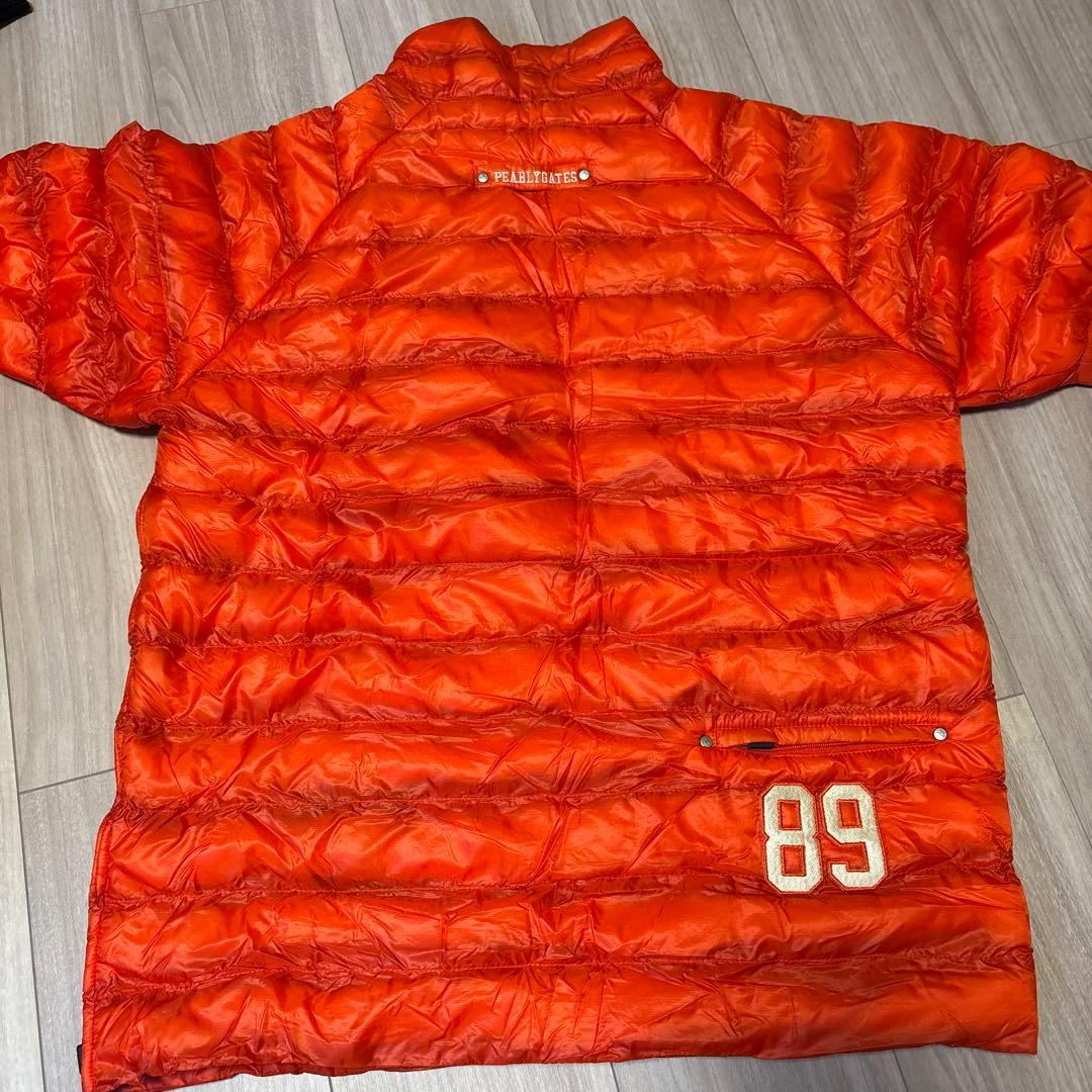 PEARLY GATES ダウンジャケット サイズ4 オレンジ