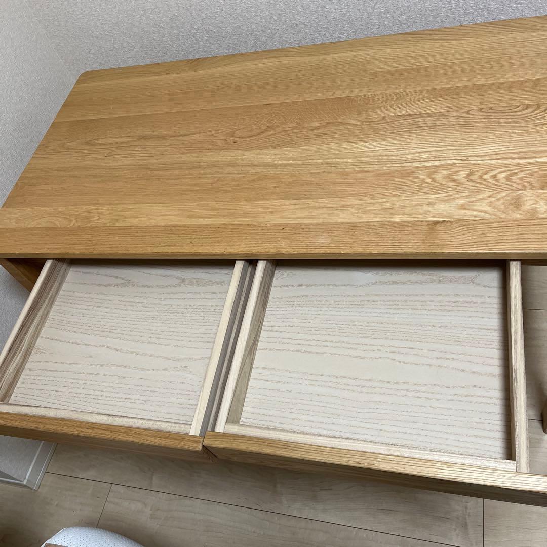 無印良品　木製デスク　オーク材　新学期　机　デスク