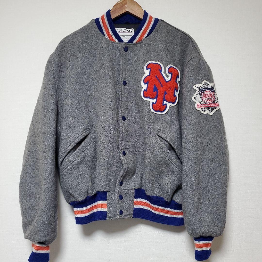 ジャケット・アウター DeLONG NEW YORK METS WOOL JACKET