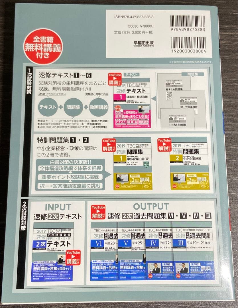 中小企業診断士 速修2次テキスト 2025年　速修2次過去問題集　合計5冊セット