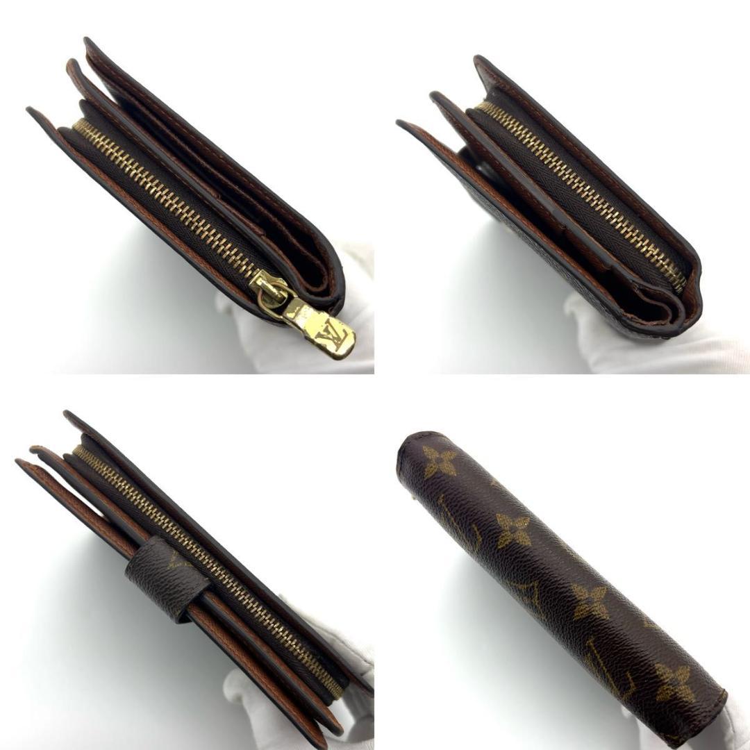 ルイヴィトン ポルトパピエジップ 二つ折り財布 モノグラム 男女兼用