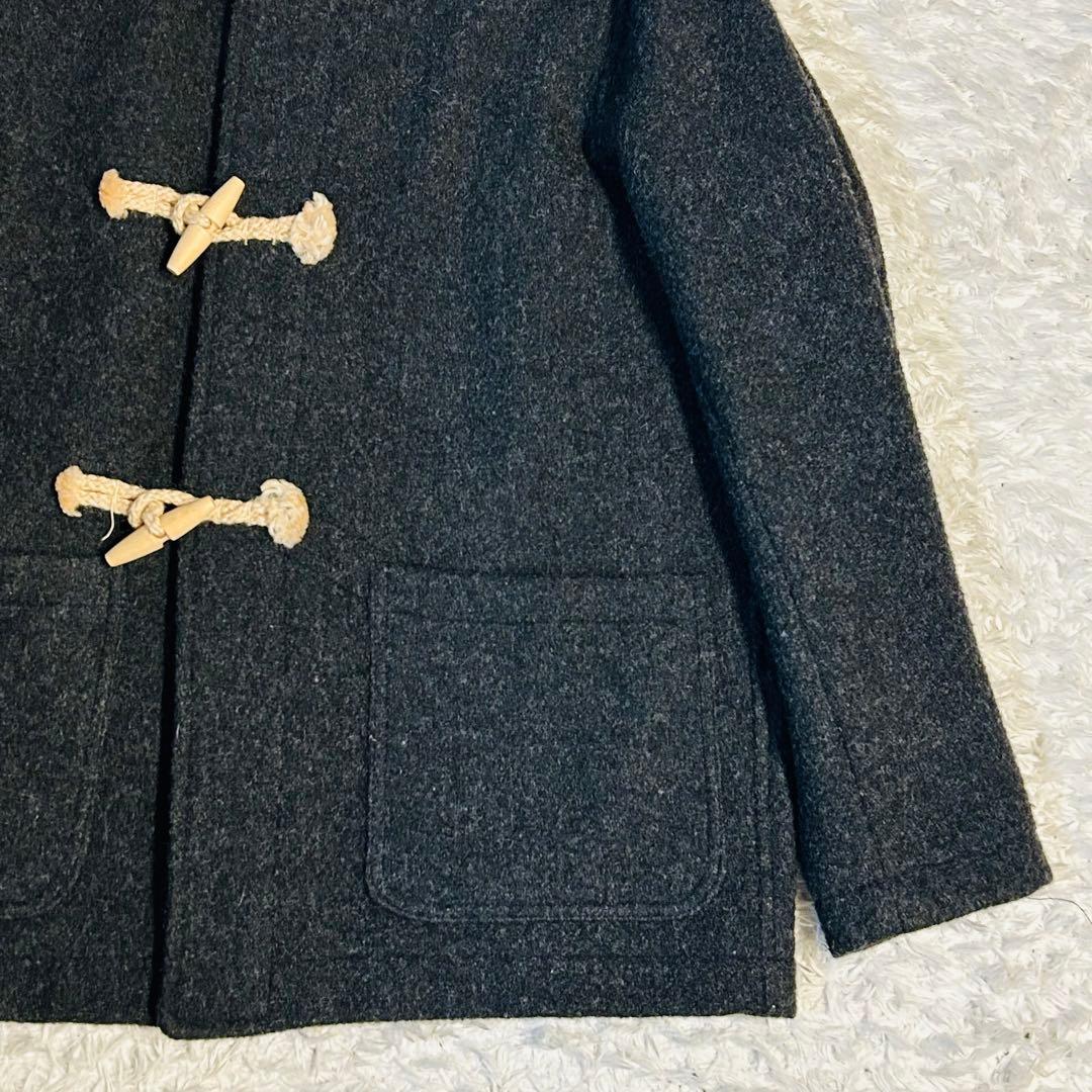【美品】グラッドハンド ダッフルコート M チャコールグレー 日本製