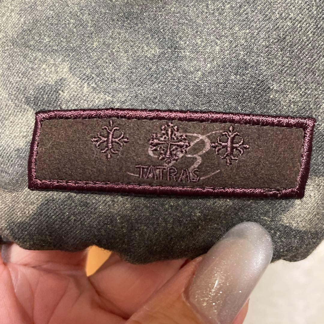 げんごろう丸様•*¨*•.¸♬︎美品 TATRAS 迷彩柄 フード付きダウンベスト