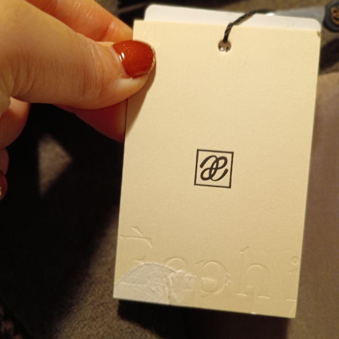 【新品タグ付き】Eaphi no collar wool check coat