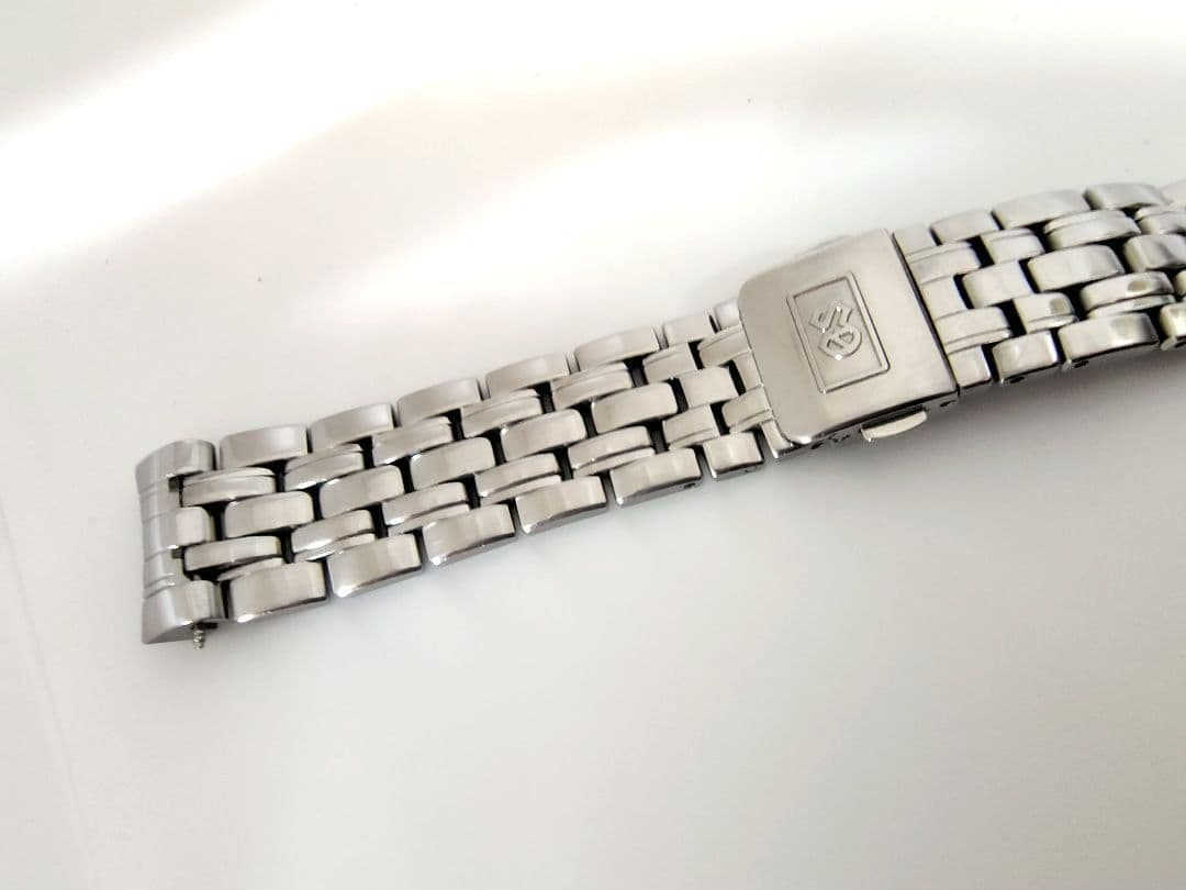 【ラグ幅約19mm、約16cm、美品】グランドセイコー　　純正　ステンレスベルト