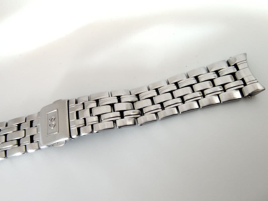 【ラグ幅約19mm、約16cm、美品】グランドセイコー　　純正　ステンレスベルト
