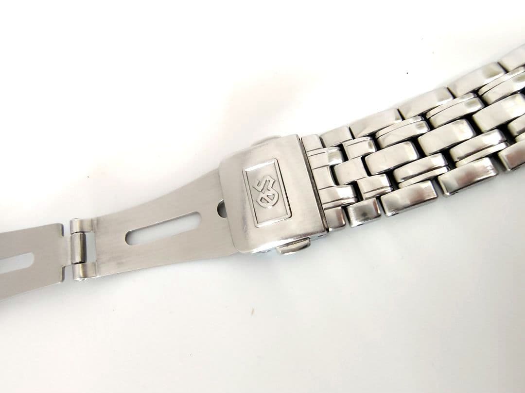 【ラグ幅約19mm、約16cm、美品】グランドセイコー　　純正　ステンレスベルト