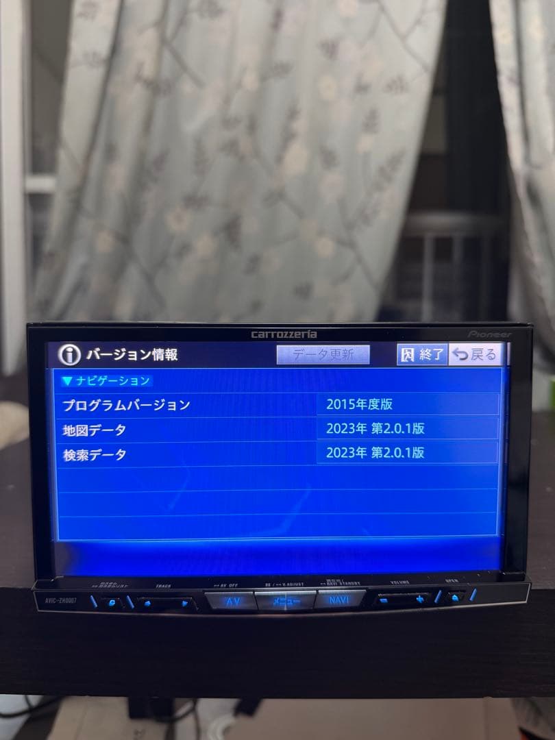 AVIC-ZH0007 地図データ2023