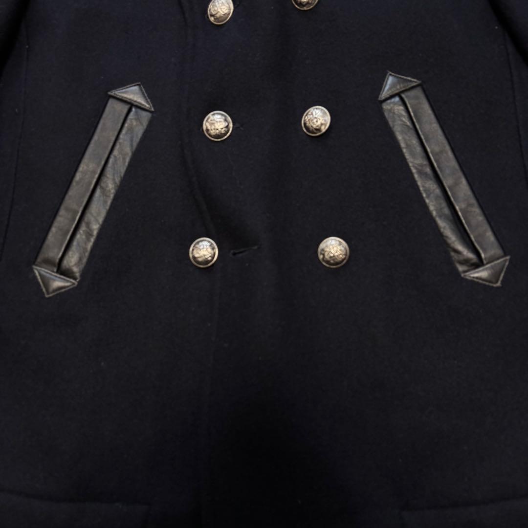 美品✨ポールスミス カシミヤ ナポレオンコート キルティング 銀ボタン 三者混