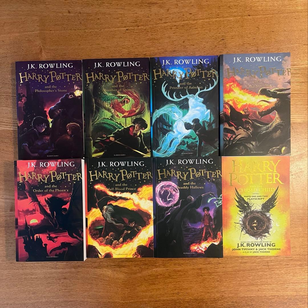 ハリーポッター 全8巻 英語版 ・ハリーポッターが英語で楽しく読める本 ７冊