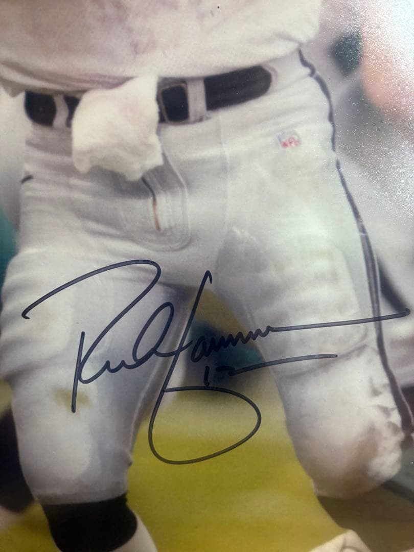NFL リッチ・ギャノン 直筆サイン フォト 枠付き
