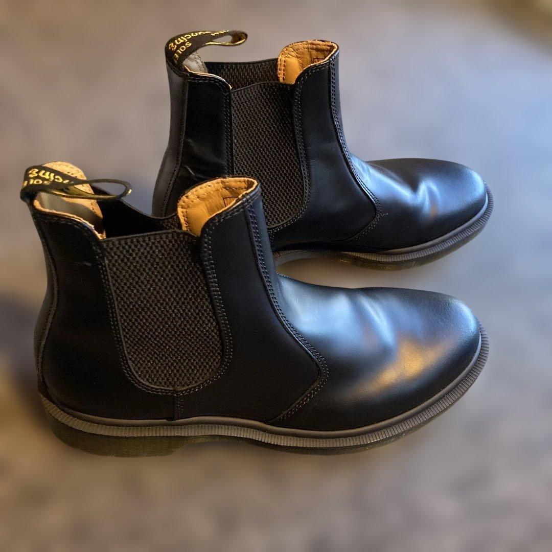 値下げ dr martens 10297 新品 黒革ブーツ