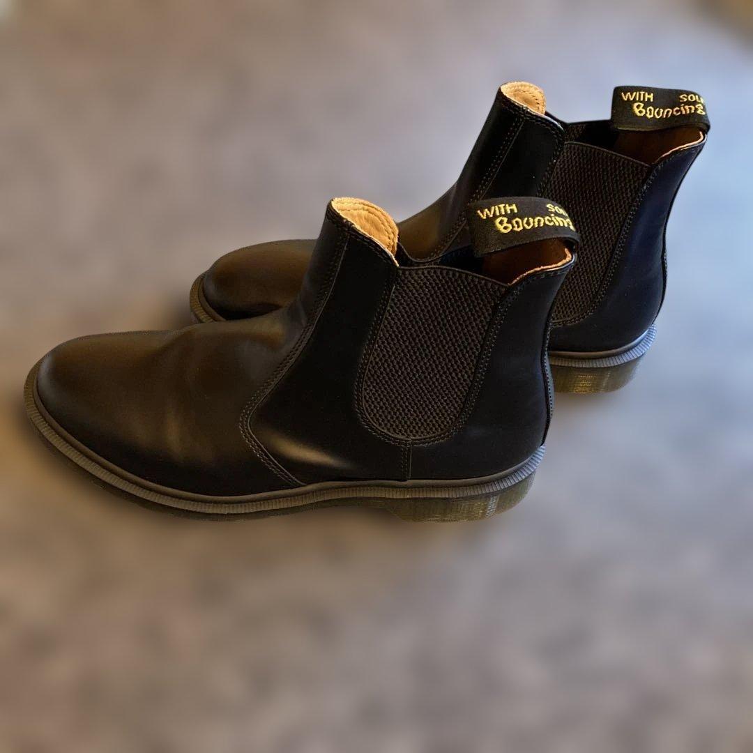 値下げ dr martens 10297 新品 黒革ブーツ