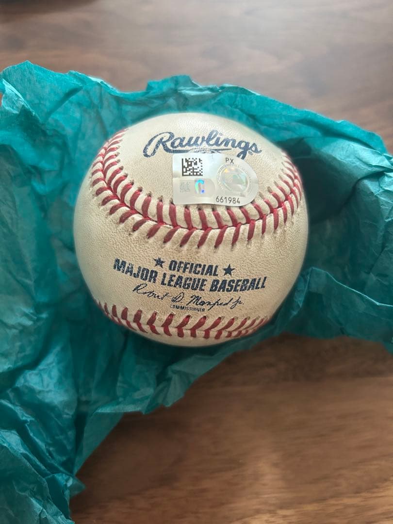 Julio Rodríguezヒット実使用球