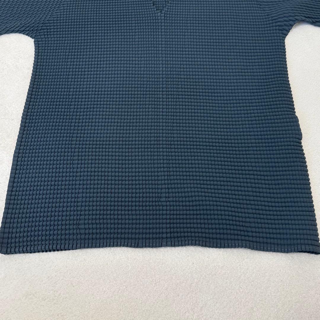 極美品✨ISSEY MIYAKE プリーツ　グリーン　オーバーサイズ　長袖